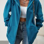 Loose Casual Sweater Cardigan Hooded Jacket
