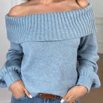 Off-the-Shoulder Knit Top