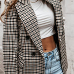 plaid blazer