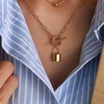 Fob Gold Necklace