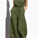 Sleeveless Fashion Casual Temperament Jumpsuit