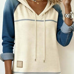 Velstra | Soft Stripe Shift Hoodie Dress