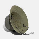 Double Side Reversible Bucket Hat With Chin Strap