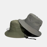 Double Side Reversible Bucket Hat With Chin Strap