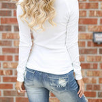Margovil  V Neck Shirt Wild Stretch T-shirt