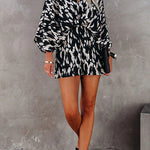 Margovil V Neck Batwing Sleeve Printed Romper