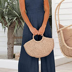 Margovil One Shoulder Sleeveless Wide Leg Jumpsuit