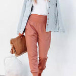 Margovil Elastic Waist Soft Cotton Joggers with Pockets(5 Colors Available)