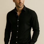 Capri Linen Shirt Black