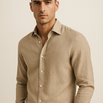 Capri Linen Shirt Beige