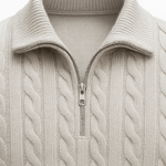 SERO CABLE KNIT GREY