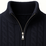 SERO CABLE KNIT NAVY