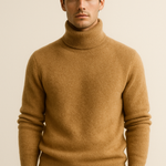 Carezza Cashmere Turtleneck Brown