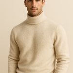 Carezza Cashmere Turtleneck Ivory