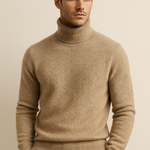 Carezza Cashmere Turtleneck Dark Beige