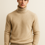 Carezza Cashmere Turtleneck Beige