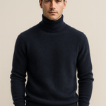 Carezza Cashmere Turtleneck Navy