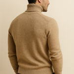 Carezza Cashmere Turtleneck Dark Beige