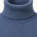 Carezza Cashmere Turtleneck Blue
