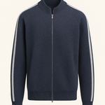 Calenzi Cashmere Zip Knit Navy
