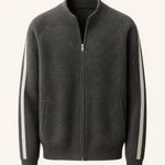 Emiral Cashmere Zip Knit Dark Grey