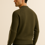Emiral Cashmere Zip Knit Olive