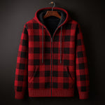 Dario Checked Zip Hoodie
