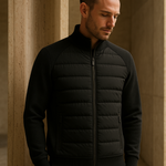 Sorrento Wool Padded Jacket Black
