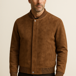Montieri Suede Bomber Brown