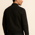 Montieri Suede Bomber Black