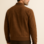 Montieri Suede Bomber Brown