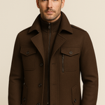 Melvin Field Coat Brown