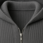 Georgio Hooded Knit Dark grey