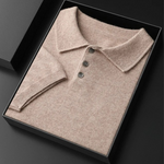 PREMIUM CASHMERE CLASSIC POLO SHIRT