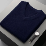 PURE EXTRA-FINE MERINO WOOL V-NECK VEST