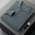 PURE EXTRA-FINE MERINO WOOL CLASSIC SWEATER POLO