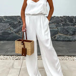 Sleeveless Pocket Bodysuit with Straps