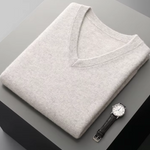 PURE EXTRA-FINE MERINO WOOL V-NECK VEST