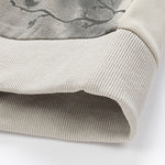 Ink Landscape Print Crew Neck Sweatshirt