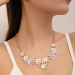 SOHI Women Multicolour Pastel Flora Jewellery Set