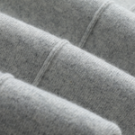 PURE EXTRA-FINE MERINO WOOL LUZZO SET - LIGHT GRAY