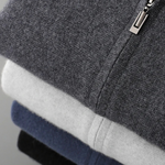 PREMIUM CASHMERE ZIPPER HOODIE