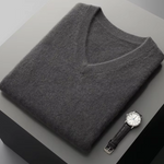 PURE EXTRA-FINE MERINO WOOL V-NECK VEST