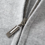 PURE EXTRA-FINE MERINO WOOL ZIPPER HOODIE