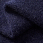 PURE EXTRA-FINE MERINO WOOL TWO-TONE POLO CARDIGAN