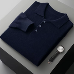 PURE EXTRA-FINE MERINO WOOL CLASSIC SWEATER POLO