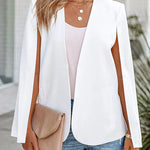 Margovil Open Front Split Sleeves Cape Jacket