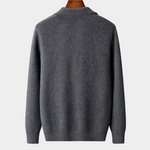 PREMIUM CASHMERE ZIP POLO CARDIGAN