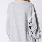 Halloween Cartoon Ghost Sequined Sweatshirt Casual Top