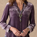 Juliana Velvet Shirt